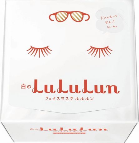 Маска для лица LuLuLun White, увлажняющая и улучшающая цвет лица, 32 шт