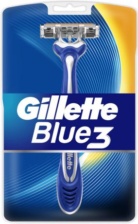 Gillette Blue3 одноразовые мужские бритвы, 3 шт