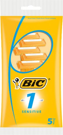 Bic Бритва "Bic1" для чувствительной кожи, уп.5 шт