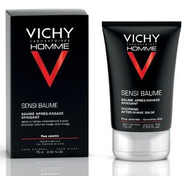 Vichy Бальзам смягчающий после бритья "Vichy Homme" для чувствительной кожи Sensi Baume Ca, 75 мл