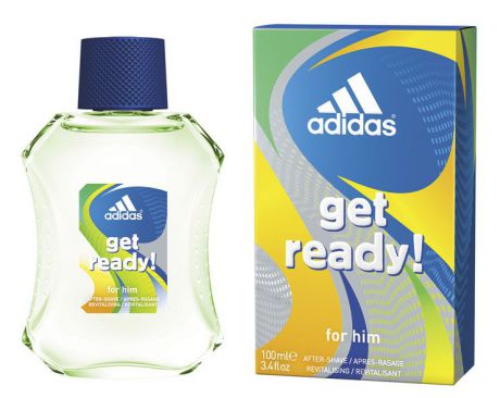 Adidas Лосьон после бритья "Get Ready!", мужской, 100 мл