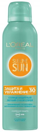 Солнцезащитный легкий сухой спрей L'Oreal Paris Sublime Sun 