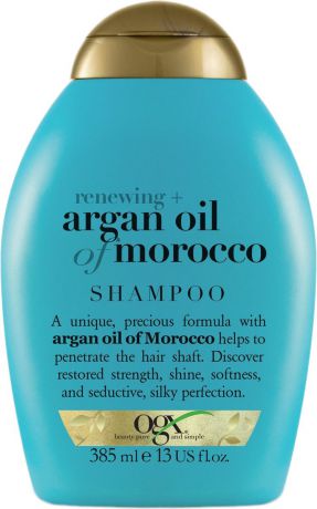 OGX Шампунь для восстановления волос с аргановым маслом, 385 мл.