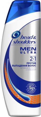 Шампунь Head&Shoulders "Против Перхоти Для Мужчин 2-в-1" против выпадения волос 400 мл