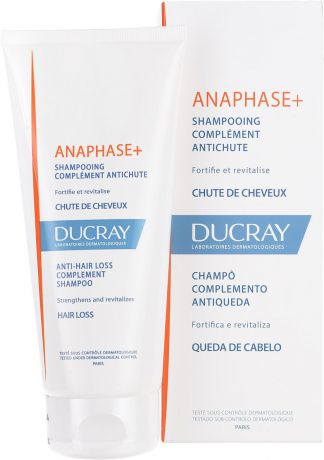 Ducray Анафаз+ Шампунь для ухода за ослабленными выпадающими волосами, 200 мл