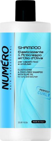 Brelil Numero Curl Шампунь с оливковым маслом для вьющихся и волнистых волос 1000 мл