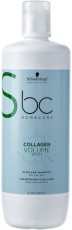 Шампунь для волос мицеллярный Schwarzkopf Professional Bonacure "Collagen Volume Boost", 1 л