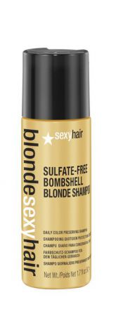Sexy Hair Шампунь для сохранения цвета без сульфатов Sulfate-free Bombshell Blonde Shampoo, 50 мл
