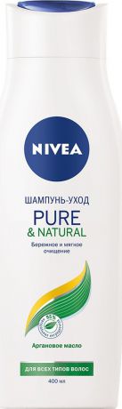 Шампунь-уход Nivea Pure & Natural, 400 мл
