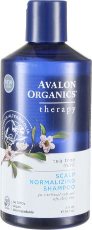 Avalon Organics Нормализующий шампунь "Чайное дерево и мята", 400 мл