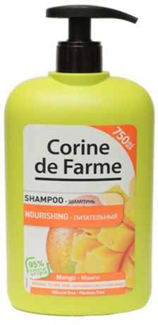 Corine De Farme Питательный шампунь с Манго, 750 мл