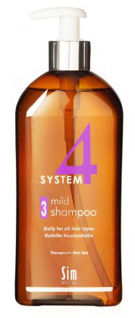 SIM SENSITIVE Терапевтический шампунь №3 SYSTEM 4 Mild Climbazole Shampoo 3 , 500 мл