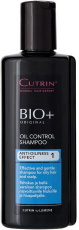 Cutrin Шампунь для жирных волос и кожи головы BIO+ Oil Control Shampoo, 200 мл