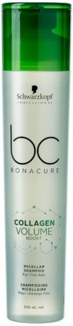 Шампунь для волос мицеллярный Schwarzkopf Professional Bonacure "Collagen Volume Boost", 250 мл