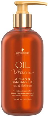 Schwarzkopf Professional Шампунь для жестких и средних волос Oil Ultime, 300 мл