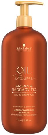 Schwarzkopf Professional Шампунь для жестких и средних волос Oil Ultime, 1000 мл