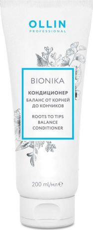 Ollin Professional BioNika Roots To Tips Balance Conditioner Кондиционер Баланс от корней до кончиков, 200 мл