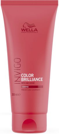 Wella Invigo Color Brilliance Бальзам-уход для защиты цвета окрашенных жестких волос, 200 мл