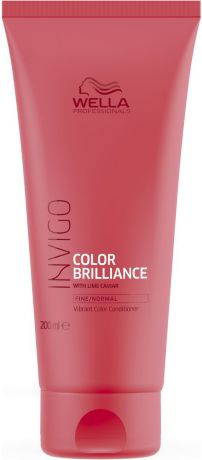 Wella Invigo Color Brilliance Бальзам-уход для защиты цвета окрашенных нормальных и тонких волос, 200 мл