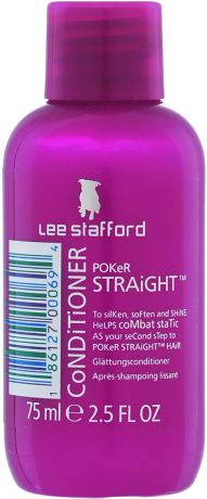 Lee Stafford Кондиционер для выпрямления волос "Poker Straight Mini", 75 мл