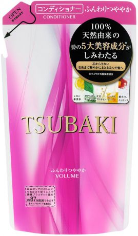 Кондиционер для волос Shiseido Tsubaki Volume, для придания объема, с маслом камелии, 330 мл