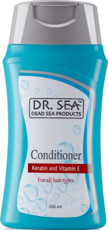 Кондиционер для волос Dr.Sea, восстанавливающий с кератином и витамином Е, 350 мл