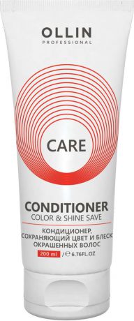 Ollin Кондиционер, сохраняющий цвет и блеск окрашенных волос Care Color and Shine Save Conditioner 200 мл