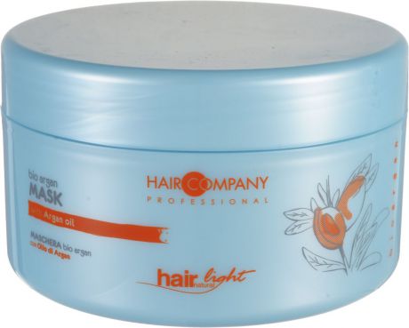 Hair Company Маска для волос с био маслом Арганы Professional Light Bio Argan Mask 500 мл