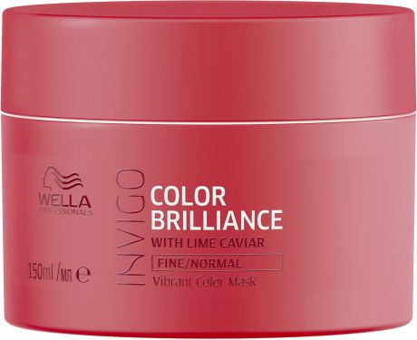 Wella Invigo Color Brilliance Маска-уход для защиты цвета окрашенных тонких и нормальных волос,, 150 мл