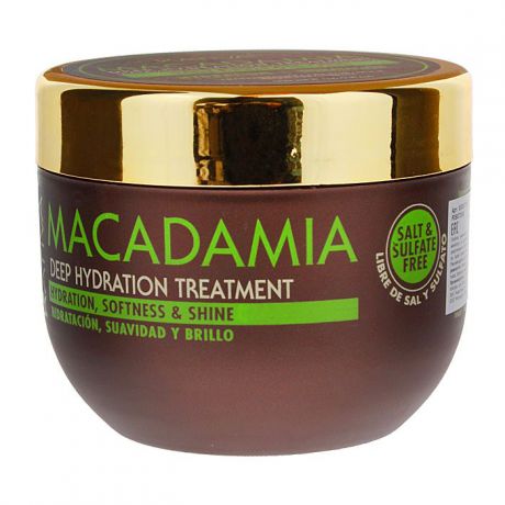 Kativa Интенсивно увлажняющий уход для нормальных и поврежденных волос с маслом макадамии MACADAMIA, 500мл