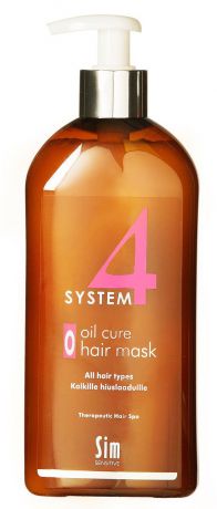 SIM SENSITIVE Терапевтическая маска "О" SYSTEM 4 Oil Cure Hair Mask "O" , 500 мл