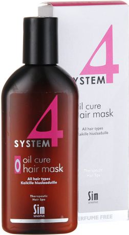 SIM SENSITIVE Терапевтическая маска "О" SYSTEM 4 Oil Cure Hair Mask «O» , 215 мл