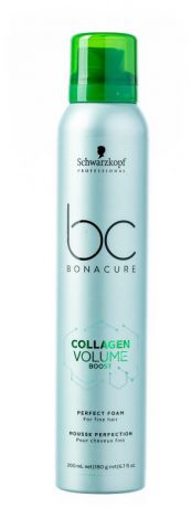 Мусс для волос кондиционирующий Schwarzkopf Professional Bonacure "Collagen Volume Boost", 200 мл