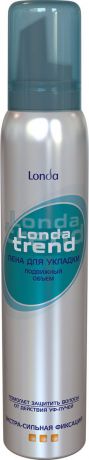 Пена для укладки волос Londa Trend "Подвижный объем" экстра-сильной фиксации, 200 мл