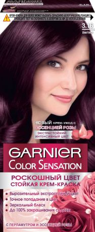 Garnier Стойкая крем-краска для волос "Color Sensation, Роскошь цвета", 3.16, Аметист