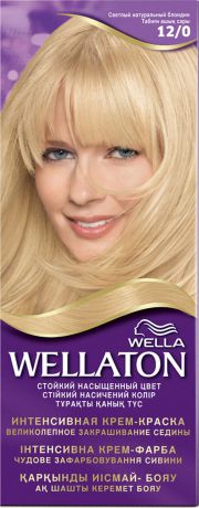 Интенсивная крем-краска для волос Wellaton осветляющая, 12/0 светлый натуральный блондин