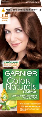Garnier Стойкая питательная крем-краска для волос "Color Naturals", оттенок 5.23, Розовое дерево