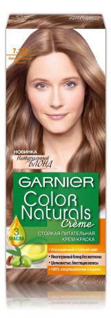 Garnier Стойкая питательная крем-краска для волос "Color Naturals", оттенок 7.132, Натуральный русый