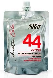 Shot Ambition Colour Extra Pigment Mask Copper - Тонирующая маска экстра пигмент 44, медный 200 мл