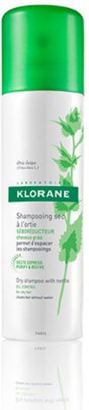 Klorane Сухой шампунь "Oily Prone Hair" с экстрактом крапивы ( в спрее) 150мл