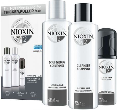 Nioxin System 2 Kit XXL - Набор (Система 2) 300 мл+300 мл+100 мл