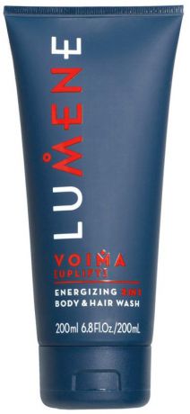 Lumene Voima Энергетическое очищающее средство 2в1 для тела и волос: шампунь и гель для душа, 200 мл