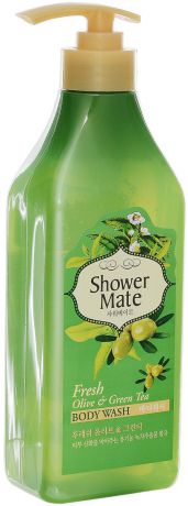 Shower Mate Гель для душа "Оливки и зеленый чай", 550 г