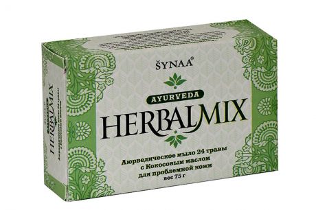 Herbalmix мыло твердое 24 травы с Кокосовым маслом, 75 г