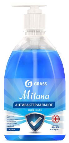 Жидкое мыло Grass Milana Original, антибактериальное, 500 мл