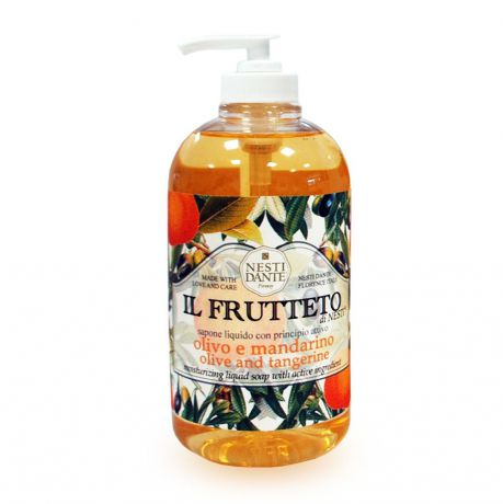 Nesti Dante Жидккое мыло для рук "Il Frutteto. Оливковое масло и мандарин", 500 мл