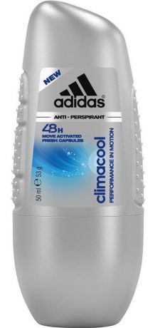 Adidas Дезодорант-антиперспирант ролик "Climacool Anti-Perspirant Roll-On", мужской, 50 мл