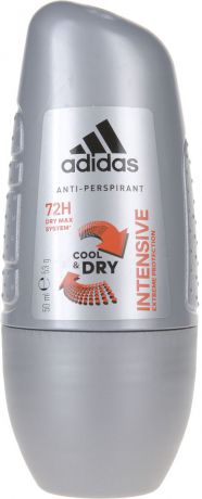 Adidas Дезодорант-антиперспирант ролик "Cool&Dry Intensive Anti-Perspirant Roll-On", мужской, 50 мл
