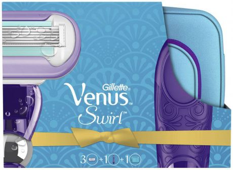 Venus Swirl Бритва В Подарочном Наборе + 2 Сменные кассеты