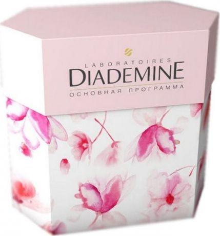 Набор подарочный Diademine, 48 часов увлажнения: гель, 50 мл, лосьон для снятия макияжа с глаз, 125 мл